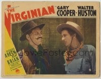 5r946 VIRGINIAN LC R1935 young cowboy Gary Cooper is not amused by smiling Walter Huston!
