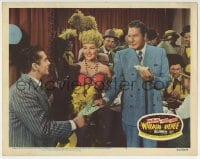 5r951 WABASH AVENUE LC #5 1950 c/u of sexy Betty Grable between Victor Mature & Phil Harris!