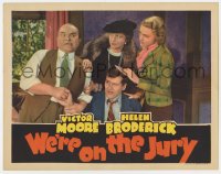 5r961 WE'RE ON THE JURY LC 1937 Victor Moore, Helen Broderick, Louise Latimer & Philip Huston!