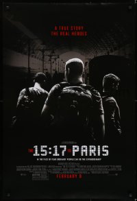 5s008 15:17 TO PARIS advance DS 1sh 2018 Clint Eastwood, ordinary people can do the extraordinary!