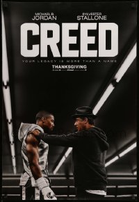 5s208 CREED teaser DS 1sh 2015 image of Sylvester Stallone as Rocky Balboa with Michael Jordan!