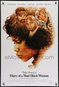 5s249 DIARY OF A MAD BLACK WOMAN int'l DS 1sh 2005 Kimberly Elise, wacky Tyler Perry, cast montage!