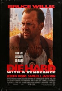 5s256 DIE HARD WITH A VENGEANCE style B 1sh 1995 Bruce Willis, Jeremy Irons, Samuel L. Jackson