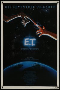 5s270 E.T. THE EXTRA TERRESTRIAL NSS style 1sh 1982 Steven Spielberg classic, John Alvin art!