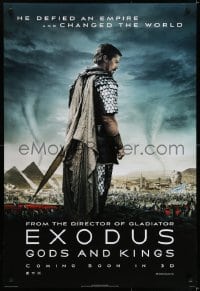 5s291 EXODUS: GODS & KINGS style J int'l teaser DS 1sh 2014 Christian Bale as Moses, Joel Edgerton!