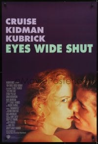5s293 EYES WIDE SHUT 1sh 1999 Stanley Kubrick, romantic close-up of Tom Cruise & Nicole Kidman!