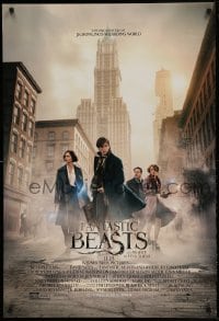 5s298 FANTASTIC BEASTS & WHERE TO FIND THEM DS 1sh 2016 Yates, J.K. Rowling, Ezra Miller!