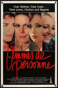5s306 FEMMES DE PERSONNE 1sh 1984 four women, four lives, their loves, choices and regrets!