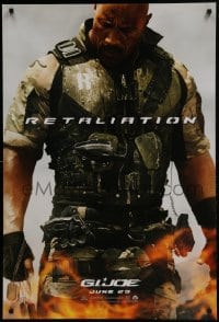 5s340 G.I. JOE: RETALIATION recalled teaser DS 1sh 2012 Bruce Willis, Adrianne Palicki, Dwayne Johnson