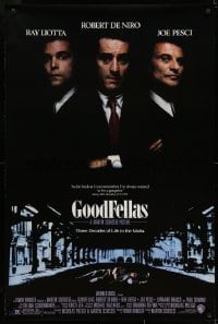 5s361 GOODFELLAS DS 1sh 1990 Robert De Niro, Joe Pesci, Ray Liotta, Martin Scorsese classic!
