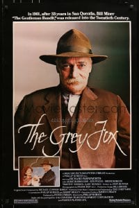 5s377 GREY FOX heavy stock 1sh 1981 Richard Farnsworth as gentleman bandit, western!