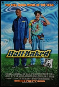 5s385 HALF BAKED advance DS 1sh 1997 Dave Chappelle, Jim Breuer, Harland Williams, marijuana comedy!