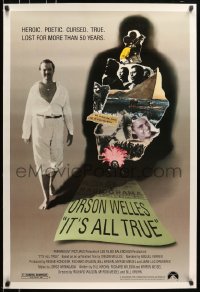 5s451 IT'S ALL TRUE 1sh 1993 unfinished Orson Welles work, lost for more than 50 years!