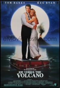 5s458 JOE VERSUS THE VOLCANO DS 1sh 1990 image of Tom Hanks & sexy Meg Ryan over John Alvin artwork!