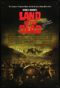 5s495 LAND OF THE DEAD 1sh 2005 George Romero zombie horror masterpiece, stay scared!
