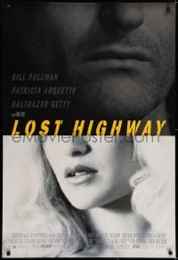 5s539 LOST HIGHWAY 1sh 1997 directed by David Lynch, Bill Pullman, pretty Patricia Arquette!