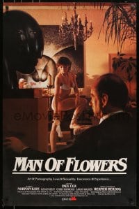 5s555 MAN OF FLOWERS 1sh 1984 Australian, nude modeling, sexy Alyson Best in lingerie!