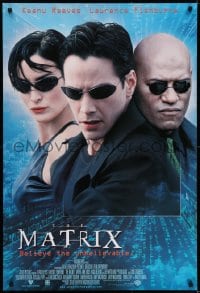5s569 MATRIX int'l 1sh 1999 Keanu Reeves, Carrie-Anne Moss, Laurence Fishburne, Wachowskis!