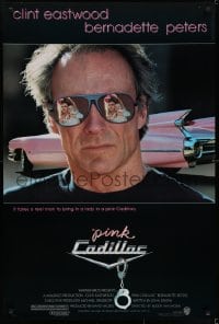 5s655 PINK CADILLAC 1sh 1989 Clint Eastwood is a real man wearing really cool shades!