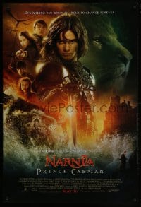 5s680 PRINCE CASPIAN advance DS 1sh 2008 Ben Barnes in the title role, cool fantasy imagery, Narnia!