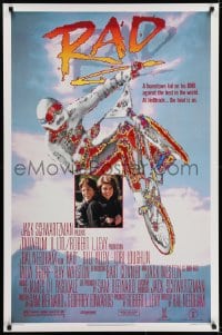 5s693 RAD 1sh 1986 extreme BMX bike racing, Bill Allen, Lori Loughlin!