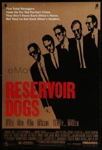 5s709 RESERVOIR DOGS 1sh 1992 Quentin Tarantino classic, Keitel, Buscemi, Madsen & Tim Roth!