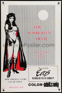 5s757 SEXORCIST'S DEVIL 1sh 1974 Ray Dennis Steckler, artwork of sexy woman in cape!
