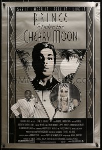5s917 UNDER THE CHERRY MOON 1sh 1986 cool art deco style artwork of star/director Prince!