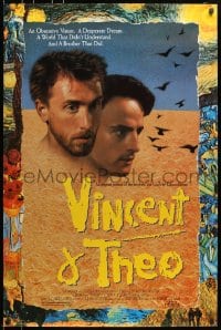 5s929 VINCENT & THEO 1sh 1990 Robert Altman meets Tim Roth as Vincent van Gogh, cool artwork!