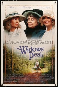 5s956 WIDOWS' PEAK 1sh 1994 great images of Mia Farrow, Joan Plowright, Natasha Richardson!