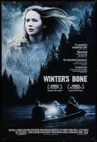 5s964 WINTER'S BONE 1sh 2010 Jennifer Lawrence, southern Missouri Ozarks poverty mystery thriller!