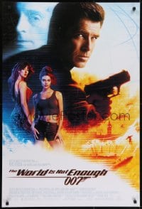 5s982 WORLD IS NOT ENOUGH int'l 1sh 1999 Brosnan as James Bond, Denise Richards, Sophie Marceau!