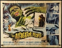 5t515 ALLIGATOR PEOPLE 1/2sh 1959 Lon Chaney Jr., Garland's honeymoon turned to a nightmare!