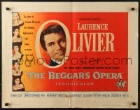 5t535 BEGGAR'S OPERA 1/2sh 1953 Laurence Olivier is wanted by the law & all the women he proposed to!