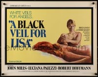 5t555 BLACK VEIL FOR LISA 1/2sh 1969 John Mills, Luciana Paluzzi, white veils for angels...