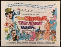 5t583 CHRISTMAS THAT ALMOST WASN'T 1/2sh 1966 Rossano Brazzi, Italian holiday fantasy musical!