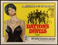 5t602 DAYTON'S DEVILS 1/2sh 1968 sexy Lainie Kazan, Rory Calhoun, Leslie Nielsen!