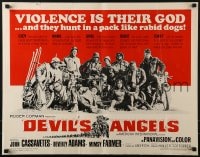 5t606 DEVIL'S ANGELS 1/2sh 1967 Corman, Cassavetes, their god is violence, lust - law they live by