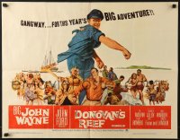 5t610 DONOVAN'S REEF 1/2sh 1963 John Ford, great art of punching sailor John Wayne & Lee Marvin!