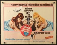 5t611 DON'T MAKE WAVES 1/2sh 1967 Tony Curtis with super sexy Sharon Tate & Claudia Cardinale!