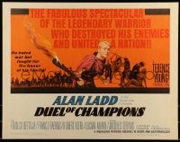 5t615 DUEL OF CHAMPIONS 1/2sh 1964 Alan Ladd destroyed his enemies and united a nation!