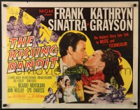 5t723 KISSING BANDIT style A 1/2sh 1948 art of Frank Sinatra playing guitar & romancing Kathryn Grayson!