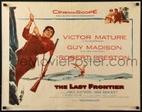 5t732 LAST FRONTIER style A 1/2sh 1955 Victor Mature, Guy Madison, America's most exciting days!