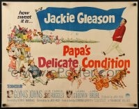 5t810 PAPA'S DELICATE CONDITION 1/2sh 1963 Jackie Gleason, how sweet it is, art by Frank Frazetta!