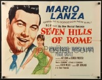 5t869 SEVEN HILLS OF ROME style A 1/2sh 1958 Arrivederci Roma, Mario Lanza, gorgeous Marisa Allasio!