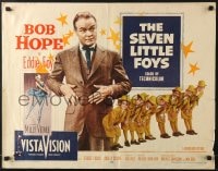 5t870 SEVEN LITTLE FOYS 1/2sh 1955 Bob Hope & his seven kids in wacky outfits, Milly Vitale!