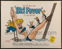 5t882 SKI FEVER 1/2sh 1968 Curt Siodmak directed, Martin Milner, sexy art of bikini clad skier!