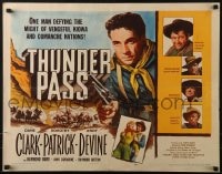 5t937 THUNDER PASS 1/2sh 1954 Dane Clark, Patrick, one man defies the vengeful Kiowa & Comanche!