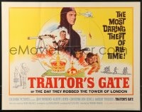 5t947 TRAITOR'S GATE 1/2sh 1966 Klaus Kinski, Edgar Wallace, the day they robbed the Tower of London!