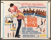 5t976 WHEN THE BOYS MEET THE GIRLS 1/2sh 1965 Connie Francis, Liberace, Herman's Hermits!